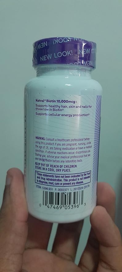 Natrol Biotin Max 10000 Mcg, 100 Tablets