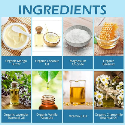 Magnesium Lotion for Kids – Magnesium Lotion for Sleep for Sleep & Relaxation – Bedtime Support Without Melatonin – Gentle Topical Formula for Nighttime Comfort (3.53 oz)