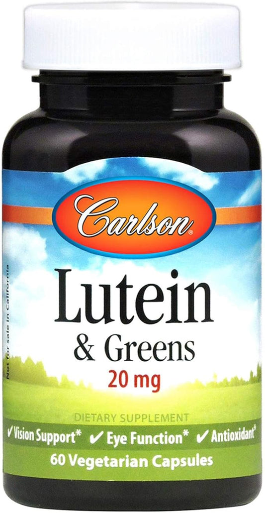 Carlson Lutein W/ Kale 20mg, 60 Capsules