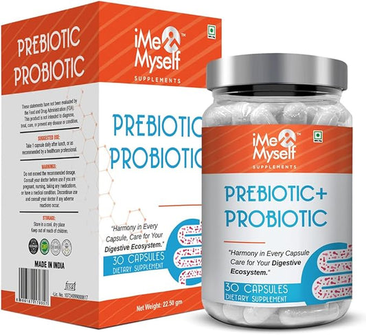 Prebiotic & Probiotic Capsules – 30 Count
