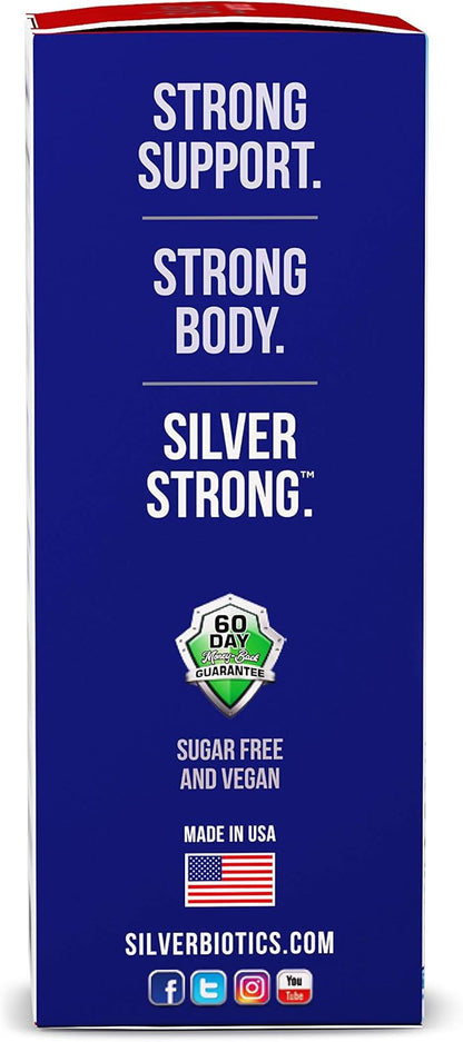 Silver Biotics 30 PPM Extra Strength Daily Immune Support Supplement with Silversol Technology | The Perfect Daily Defense Boost for Your Immune System | 16 Fl Oz