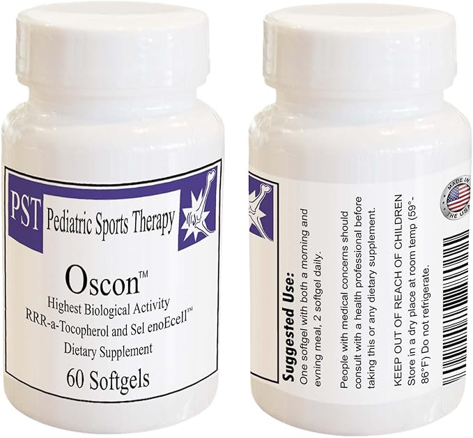 Oscon 60 ct - RRR-a-tocopherol & Selenium Nutraceutical Supplement