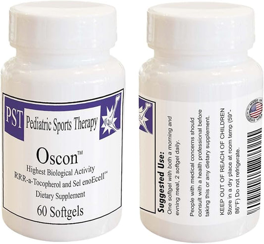Oscon 60 ct - RRR-a-tocopherol & Selenium Nutraceutical Supplement