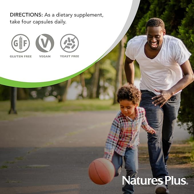 NaturesPlus KalmAssure Magnesium - 240 Vegan Capsules - Highly Bioavailable Magnesium Citrate - Supports Nerve & Muscle Relaxation - 60 Servings