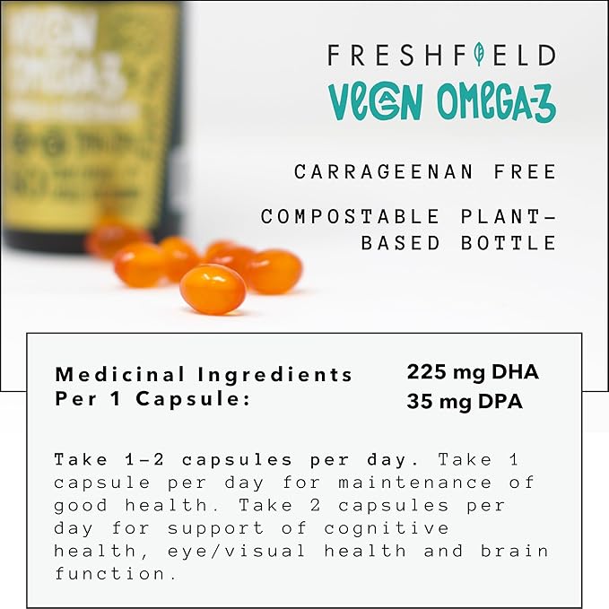 Freshfield Vegan Omega 3 and Ashwagandha