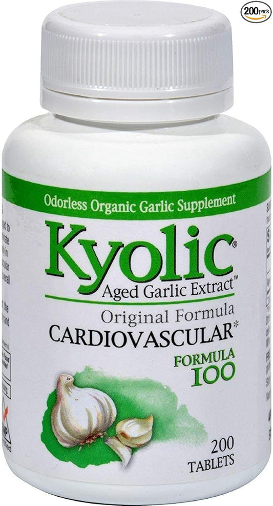 Kyolic Formula 100 Original Formula - 200 Tablets