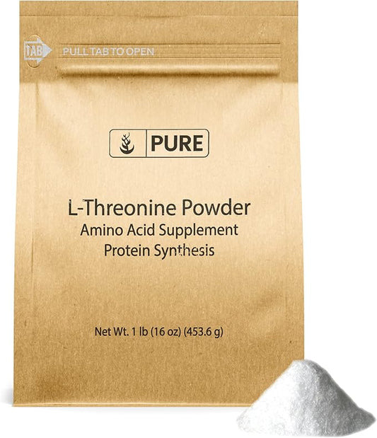 PURE ORIGINAL INGREDIENTS L-Threonine (1lb) Essential Amino Acid, Dietary Supplement Powder