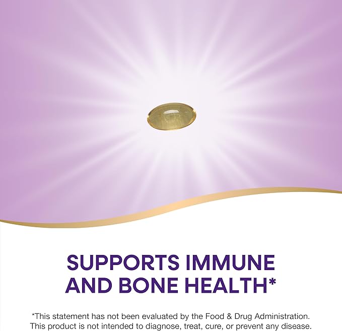 Nature's Way Vitamin D3 Extra Strength(1), Bone Health and Immune Function*, 2000 IU (50 mcg per Serving), 120 Softgels