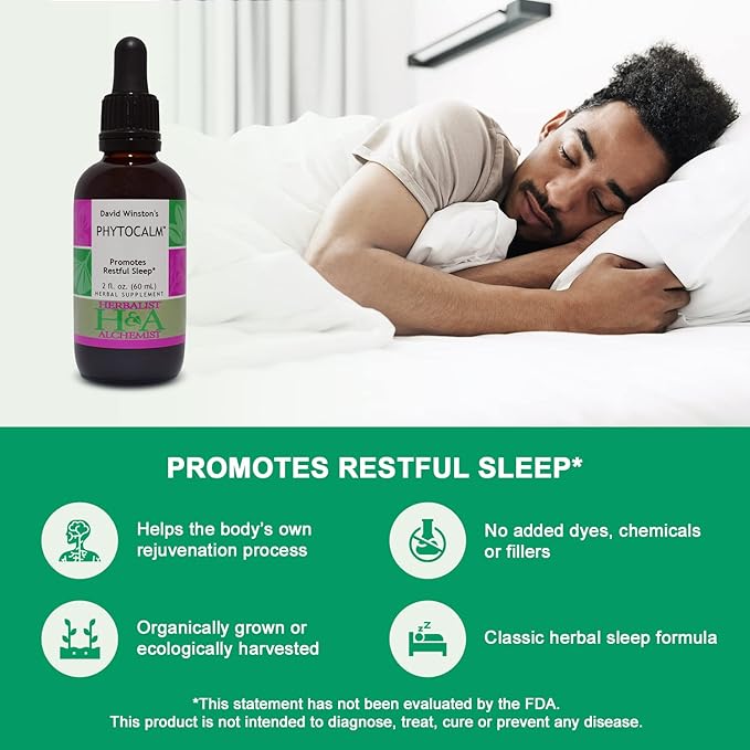 Herbalist & Alchemist David Winston's Phytocalm™ Promotes Restful Sleep* (2 Fl Oz)