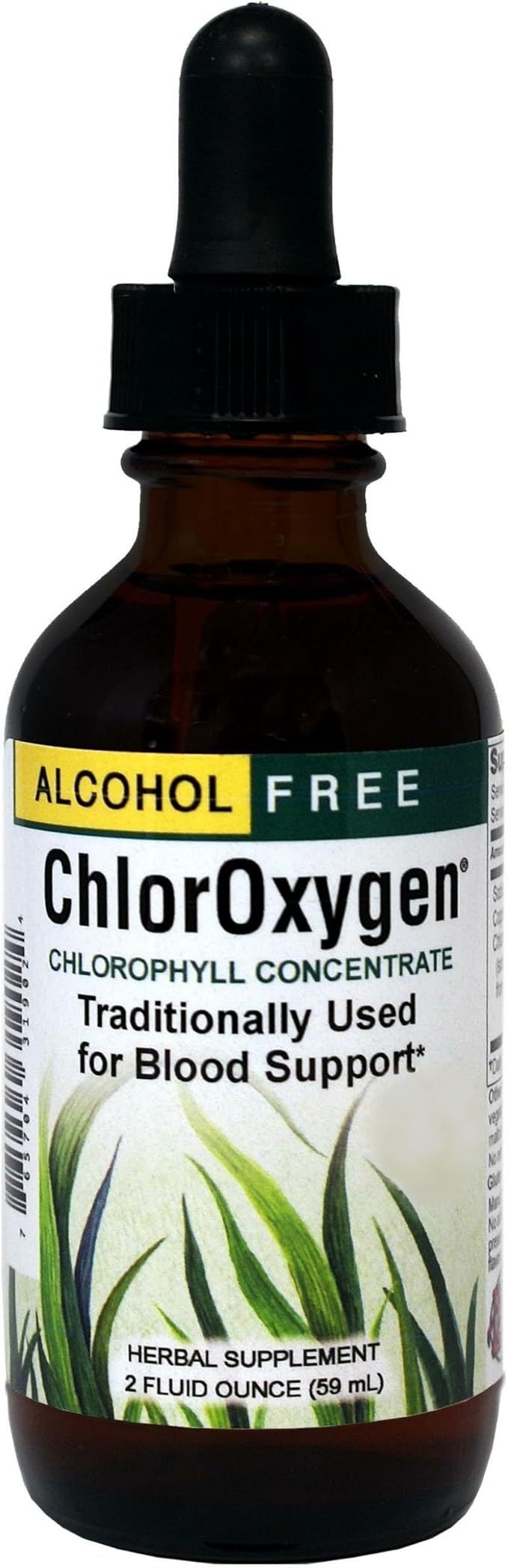 Herbs Etc. ChlorOxygen Chlorophyll Concentrate - Highly-Concentrated Energy Support - Aids Healthy Blood Circulation - Natural Vitality Support - Alcohol-Free - 2 fl oz (About 132 Servings)
