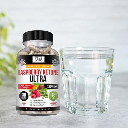 Kaya Naturals Keto Diet Raspberry Ketone - Weight Loss Supplement, Appetite Control, Boost Metabolism - 30 Count…