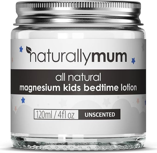 Magnesium Bedtime Lotion for Kids & Babies [NATURAL & SAFE] - Topical Kids Magnesium Cream Lotion for Sleep - Safe for Babies (6M+) - Support for Sleep, Bone & Overall Kids Health