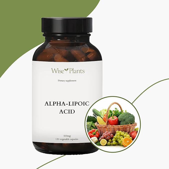 Alpha-Lipoic Acid - Non-GMO - 500mg, 120 Servings (4 Months Supply), Energy Levels, Mitochondria Support