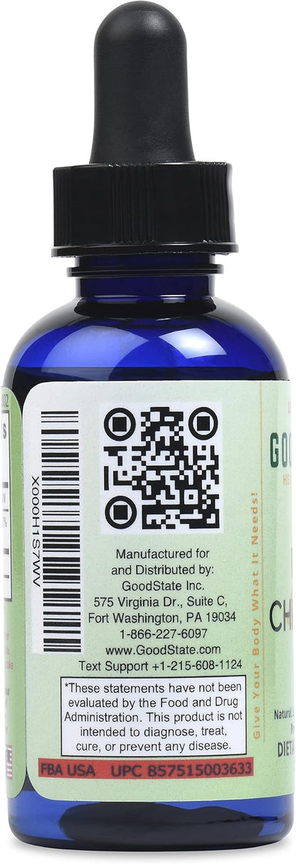 Good State Liquid Ionic Chromium Ultra Concentrate - 10 Drops Equals 200 mcg - 100 Servings Per Bottle
