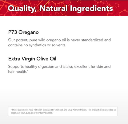 Physician's Strength OregaWild - 30 mL - 100% Wild Oregano Oil - 432 Servings