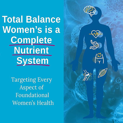 Xtendlife Total Balance Women's Standard Daily Multivitamin - 70+ Bio Active Ingredients for Immune, Heart, and Cellular Support - 30 Day Supply