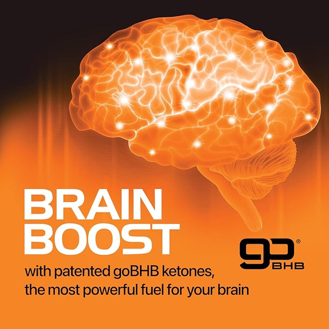 Brain Booster Supplement for Focus - Clinically Validated Nootropics Brain Support Supplement with Bacopa Monnieri Extract & Patented goBHB for Cognitive Support - 3rd Party Tested (30 Servings)