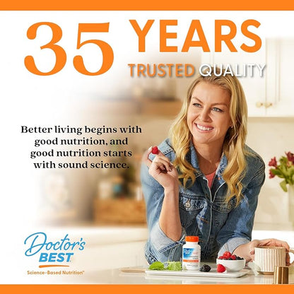 Doctors BEST High Absorption Curcumin from Turmeric Root, Supports Joint Health, Non-GMO, Gluten Free, Soy Free, Vegan 120 Veggie Caps