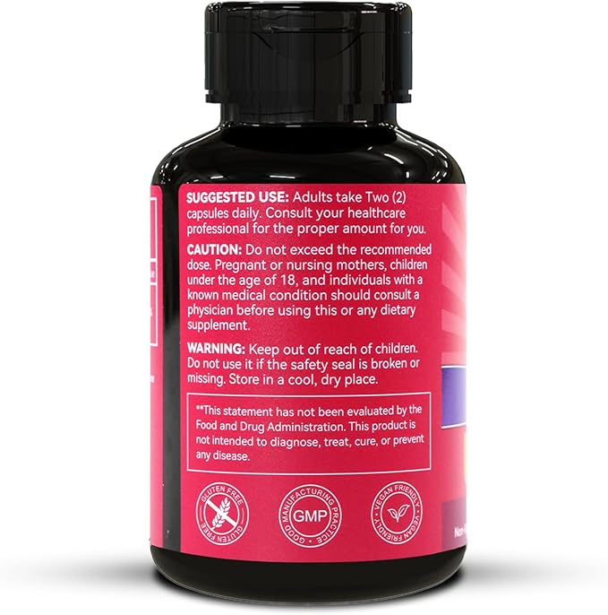 Magnesium Citrate Capsules 1250mg, High Absorption Magnesium Citrate Supplement with Elemental Magnesium, Extra Strength Magnesium Supplement, Non-GMO, Gluten-Free, 120 Vegetable Capsules