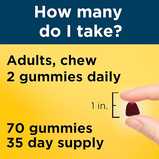 Nature Made Multi for Him, Multivitamin for Men for Energy Metabolism Support, Mens Multivitamins, 70 Gummy Vitamins and Minerals, 35 Day Supply (Pack of 2)