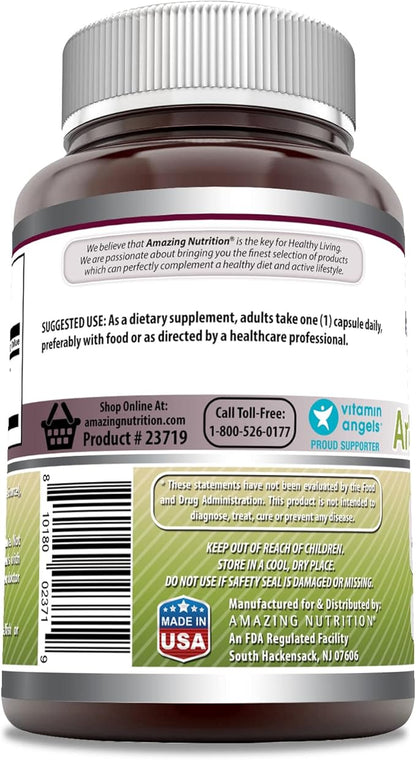 Amazing Formulas Artichoke Extract Supplement | Cynara Scolymus Leaf Capsules| 500 Mg | 180 Capsules | Non-GMO | Gluten Free | Made in USA