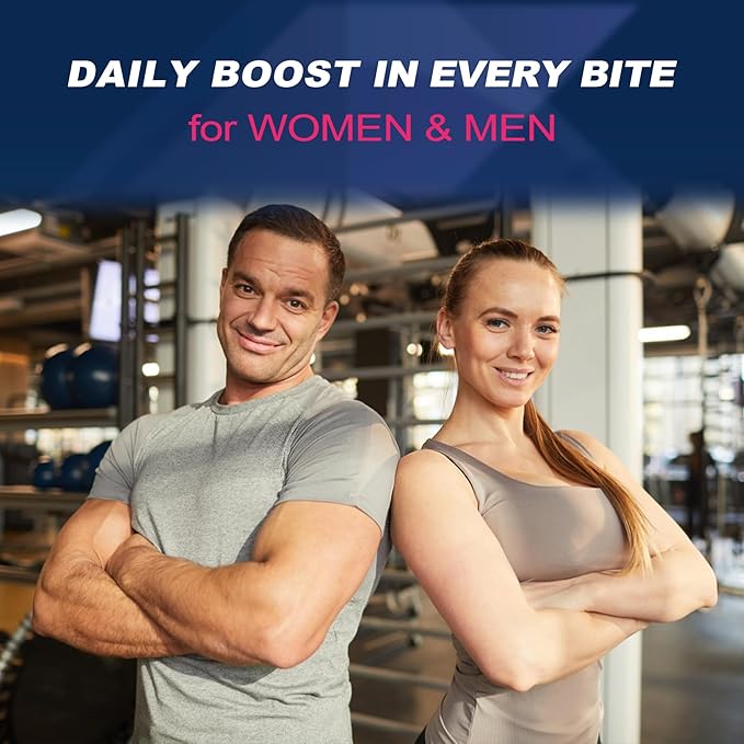 Men's & Women's Sugar Free Methylated Multivitamin 50 Plus with Glucosamine Chondroitin MSM, Iron Free Gummies for Senior with Multi Vitamin D3 K2 & A C E, B Complex - 60 Count (Pack of 1)