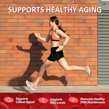 Urolithin A Supplement 2000MG for Anti-Aging, Antioxidants and Mitochondrial Support, High Purity & Potency NAD+ Supplement for Cell Regeneration, Resveratrol, Nicotinamide Riboside, 150 Capsules