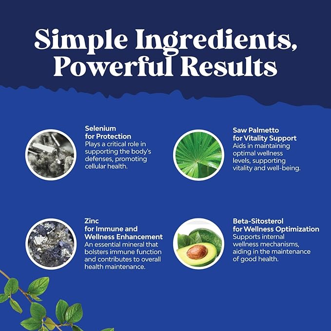 Natures Craft Saw Palmetto for Men with Beta Sitosterol - Saw Palmetto Extract Prostate Health Supplement for Men Bladder Control and Prostate Support - Restoring Hair Supplement