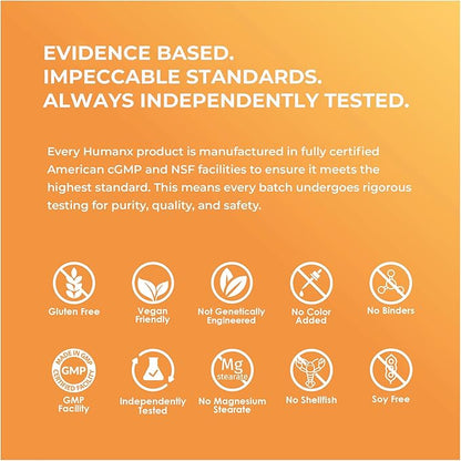 HUMANX TUDCA+ 1000mg Bile Salts Liver Support Supplement, Liver and Gallbladder Cleanse Supplement - Vegan, Non GMO - USA Made Easy to Swallow Capsules - Tauroursodeoxycholic Acid Supplements