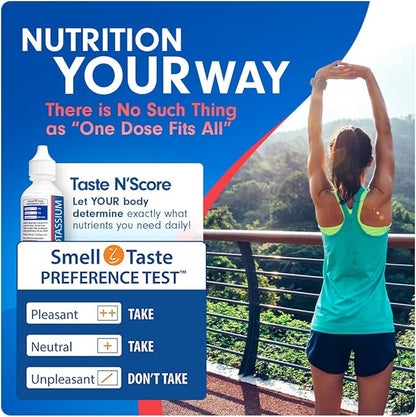 Taste N' Score Potassium Liquid Ionic Mineral Supplement; 100% Pure; 110 mg; 72 Servings