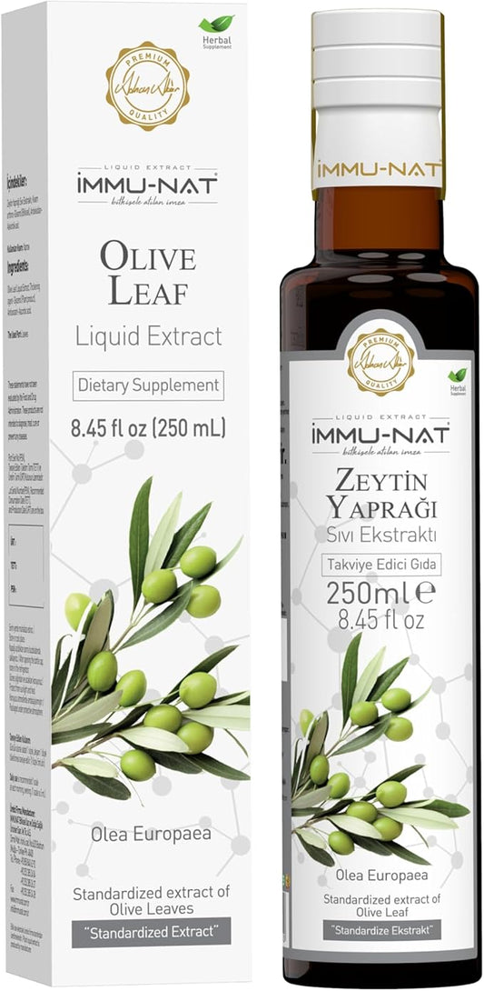 Olive Leaf Extract Liquid Supplement - (8.50 fl oz) - Heart Health & General Well-Being Support