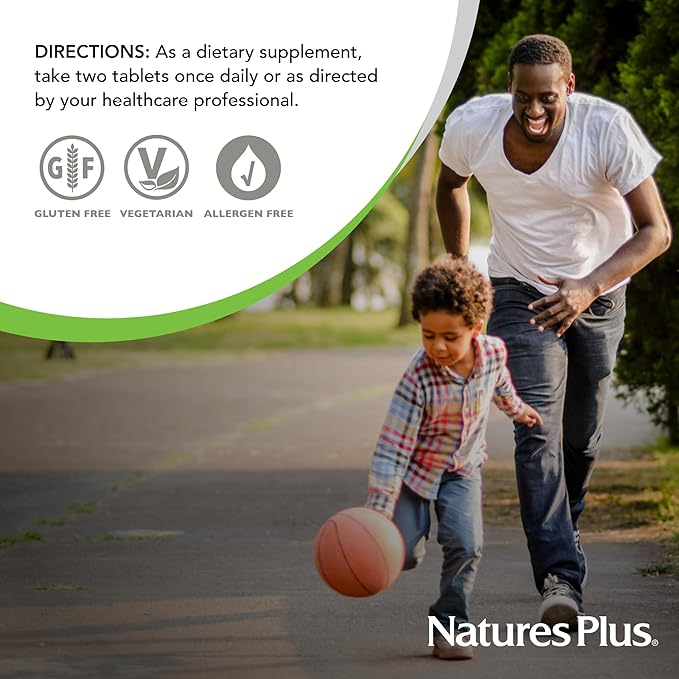 NaturesPlus Quercetin Plus with Vitamin C & Bromelain - 650 mg, 60 Vegetarian Tablets - Gluten-Free - 30 Servings