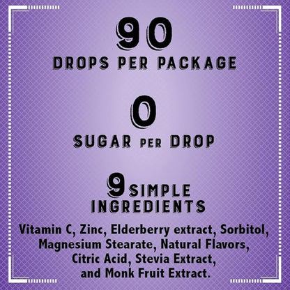 Vocal Eze Elderberry Vitamin C, Zinc Cough Drops (90) | Lozenges to Relieve Sore, Hoarse, Fatigue, Dryness of Throat | Voice & Immune Support, Sugar Free (VeganFriendly)