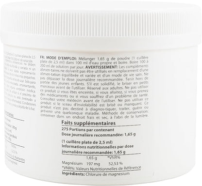 1 Pound Magnesium Chloride Hexahydrate | Pharmaceutical Grade Ingredients | Crystal Powder | Pure Ph. EUR., BP, USP, 100% | Heiltropfen®