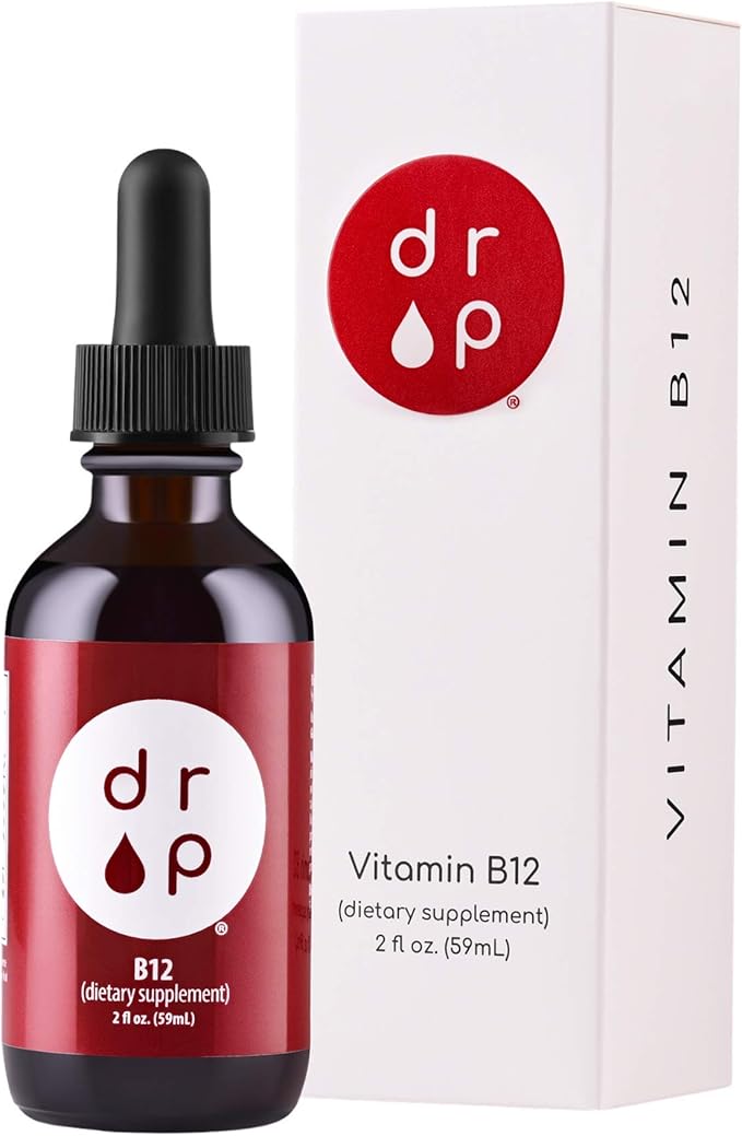 Drop Supplements Organic Trace Minerals Electrolyte Drops, Vitamin D3+K2 Drops and Vitamin B12 Liquid Drops Bundle