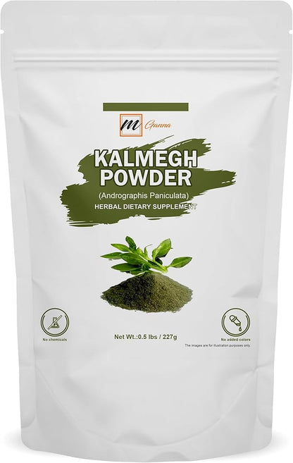 100% Natural Kalmegh Powder (Andrographis Paniculata) “King of Bitters” 0.50 lbs / 227 g