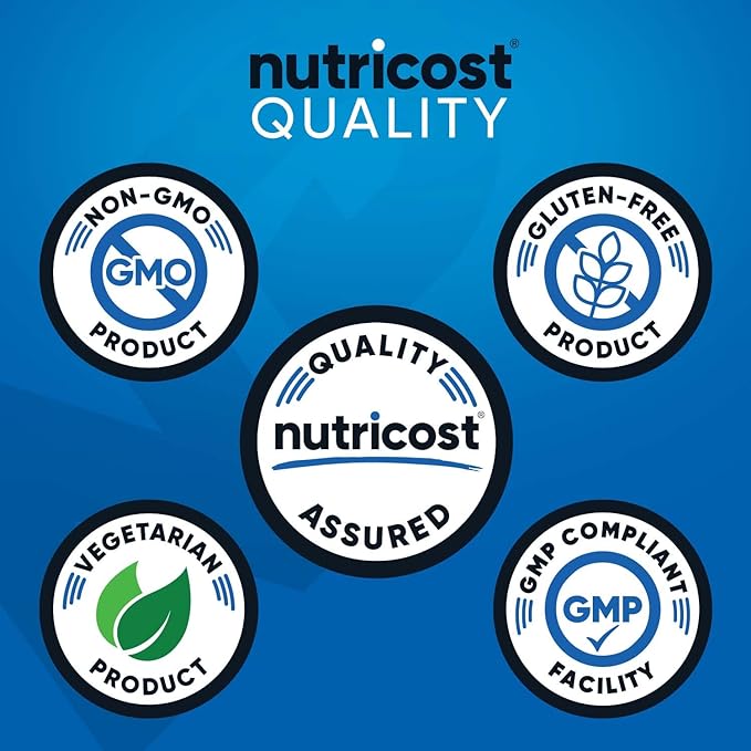 Nutricost BCAA Powder (Strawberry Kiwi, 30 Servings) - Optimal 2:1:1 Ratio
