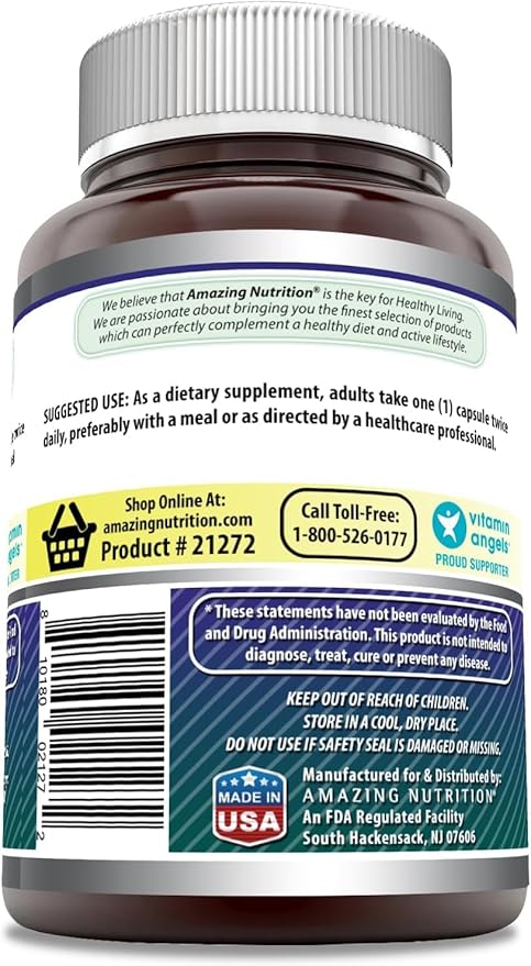 Amazing Formulas Alpha Lipoic Acid | 200 Mg Supplement | 120 Capsules | Non-GMO | Gluten-Free | Made in USA (2 Pack)