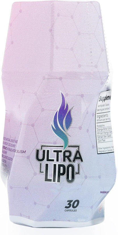 ULTRALIPO Natural Supplement for Overall Wellness and Health - 30 Day Supply, Convenient Once Daily Capsule - LIPOBLUE