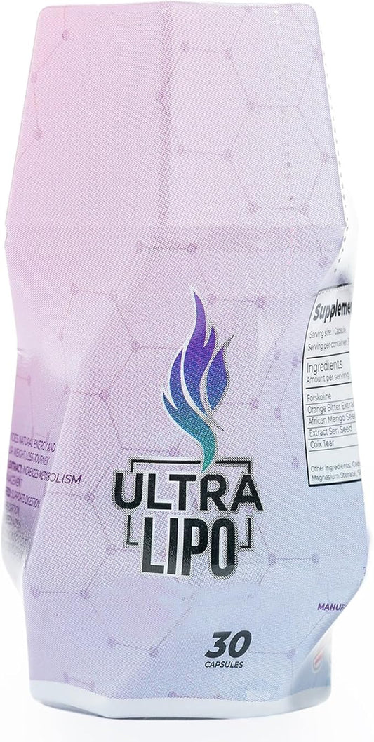ULTRALIPO Natural Supplement for Overall Wellness and Health - 30 Day Supply, Convenient Once Daily Capsule - LIPOBLUE