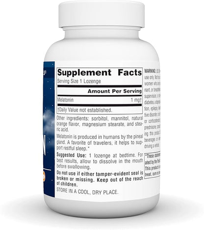 Source Naturals Melatonin 1 mg - 300 Orange Flavored Lozenges