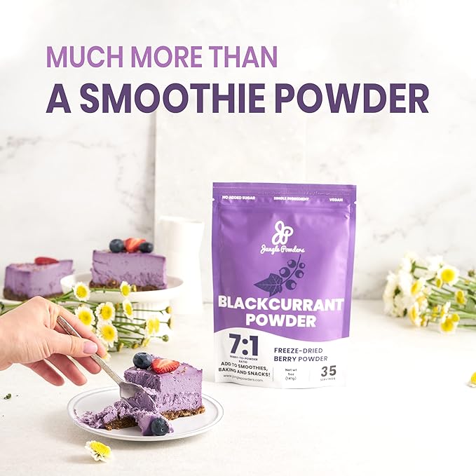 Wild Bilberry Extract for Eyes USDA Organic 3.4oz Blackcurrant Powder Bundle Freeze Dried Black Currant Extract for Smoothies