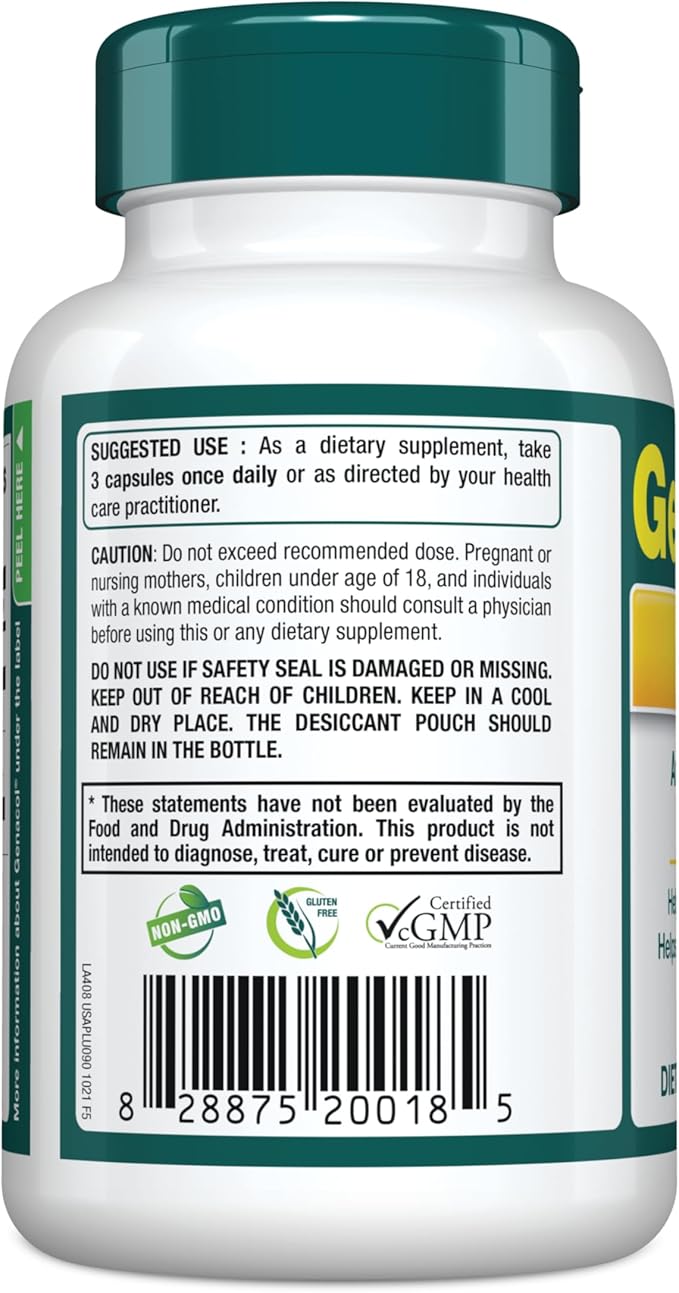 Genacol Glucosamine & Collagen Joint Supplement Glucosamina Colageno Hidrolizado Capsules | Lubricates Joints, Reduces Joint Discomfort, Maintains Optimum Joint Health Plus 90 Capsules
