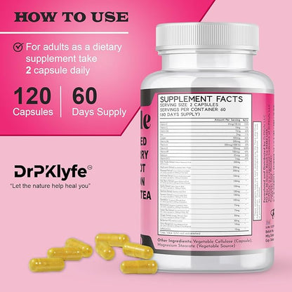 Milk Thistle Capsules for Liver Detox & Cleanse Support – with Dandelion Root, Resveratrol, Artichoke, Moringa, Silymarin – 120 Capsules (60-Day Supply)