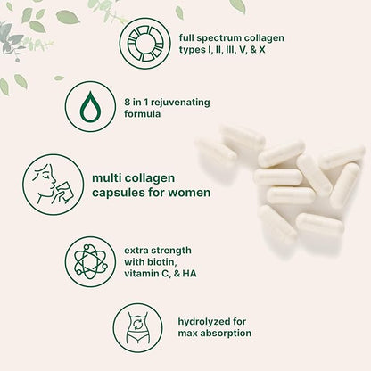 Micro Ingredients Oil of Oregano Softgels 6,000mg Per Serving & Multi Collagen Complex Bundle Pack | 4X Strength Carvacrol & Thymoquinon | Grass-Fed Collagen Peptides