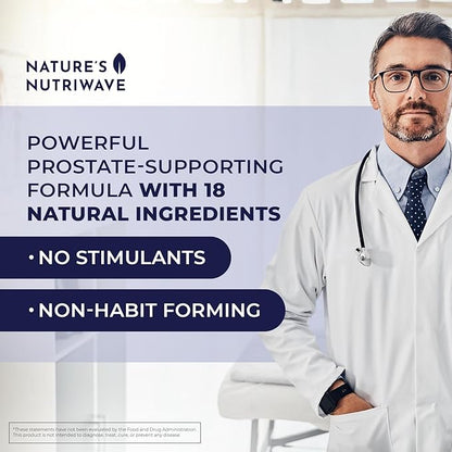 FlowForceMax Herbal Support Supplement - Natural Plant-Based Formula with Saw Palmetto Extract | 30 Chewable Tablets, 3 Month Supply, Made in USA