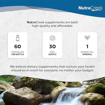 Magnesium Glycinate 400mg Buffered Chelate | Gentle Bioavailable Formula Supports Restful Sleep and Relaxed Muscles - 60 Magnesium Glycinate Capsules