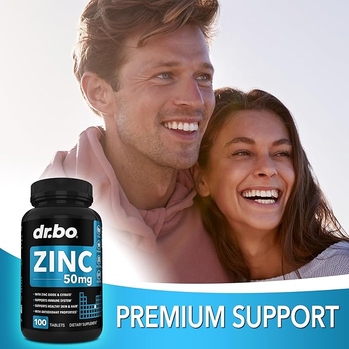 Magnesium Complex Supplement Capsules 500mg - Support Energy, Relaxation - Zinc Supplements 50mg Tablets - Pure Zinc 50mg Oxide Citrate