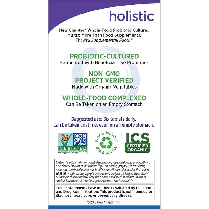 New Chapter Tiny Tabs Multivitamin, 192 ct