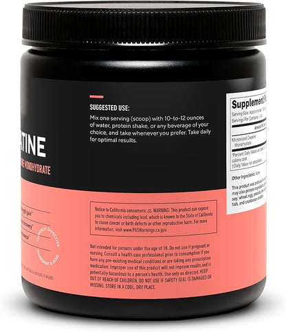 LEGION Micronized Creatine Monohydrate Supplement - Clean Creatine Powder for Muscle Gain & Post Workout Recovery - Micronized Creatine Supplement for Maximum Absorption (100 Servings, Unflavored)